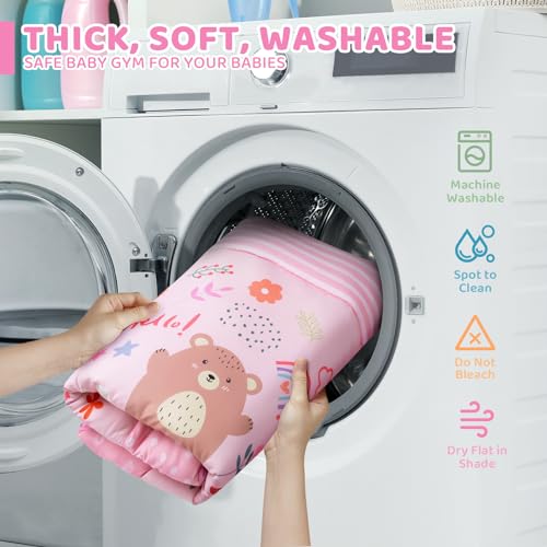 8-in-1 Baby Gym Play Mat with 6 Toys