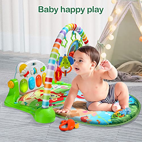 CUTE STONE Baby Piano Gym & Activity Mat