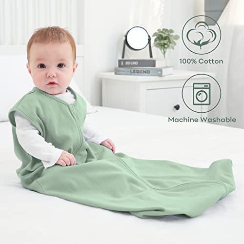 Yoofoss Cotton Baby Sleep Sack 6-12 Months 3-Pack