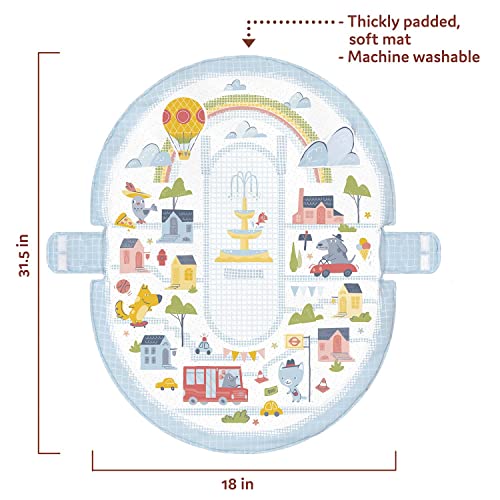 Yookidoo 3-in-1 Baby Activity Gym (Urban Sit Up)