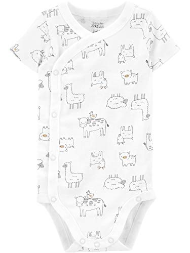 Carter's 5-Pack Side Snap Baby Bodysuits, Newborn