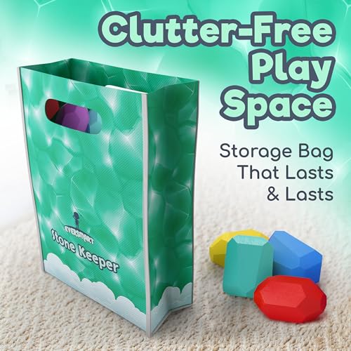 Wooden Stacking Blocks: Montessori Toy for Toddlers Kids