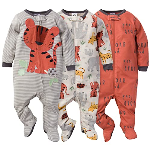 Gerber Baby Boys Orange Safari Sleep 'N Play