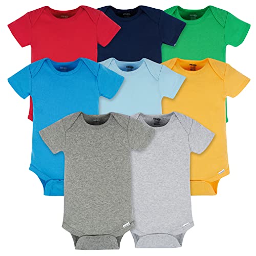 Baby Boy Short Sleeve Mix & Match Onesies 8-Pack