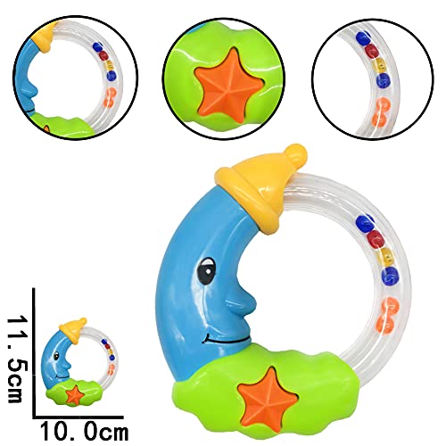 Baby's First Rattle and Teether Toy Gift Set