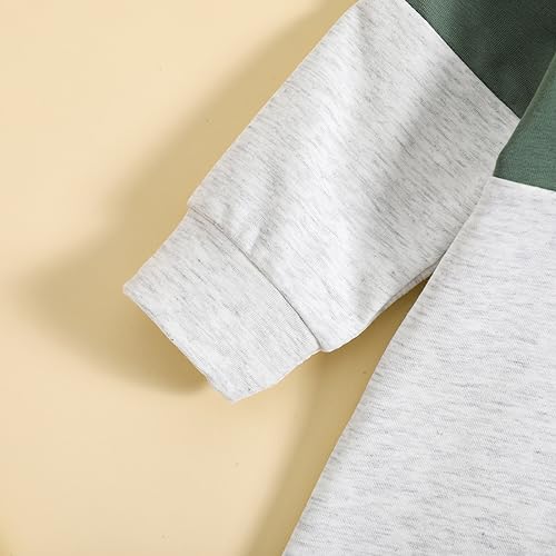 Color Block Hooded Romper for Newborn Boys