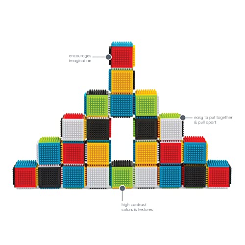 Infantino Sensory Blocks for Babies 6m+, 24-Piece Set