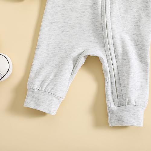 Color Block Hooded Romper for Newborn Boys