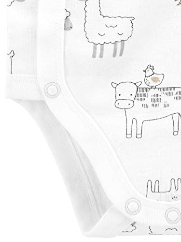 Carter's 5-Pack Side Snap Baby Bodysuits, Newborn