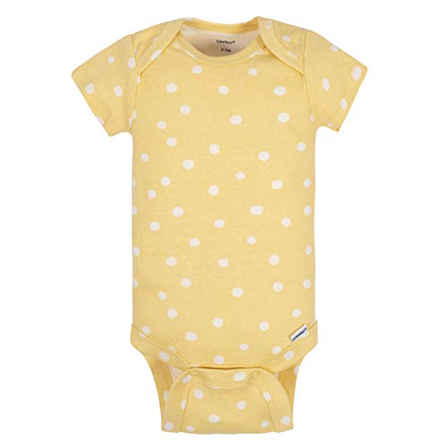Gerber Baby Girls 5-Pack Short-Sleeve Onesies - 6-9 Months