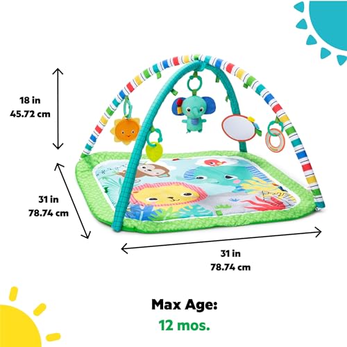 Wild Wiggles Baby Activity Gym & Play Mat - Green