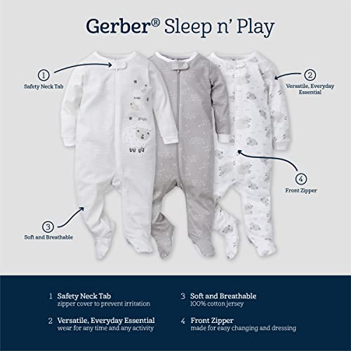 Gerber Baby Boys Orange Safari Sleep 'N Play