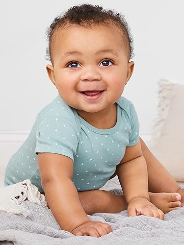 Carter's Unisex Baby Short-Sleeve Bodysuit 6-Pack, 18 Months