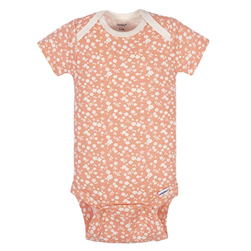 Gerber Baby Girls 5-Pack Short-Sleeve Onesies - 6-9 Months