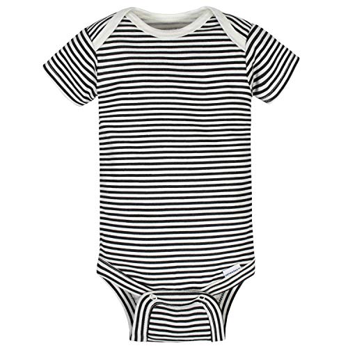 Gerber Baby Jungle Blue Short Sleeve Onesies 8-Pack