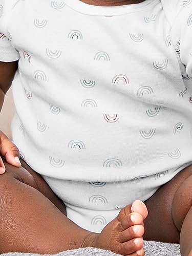 Carter's Unisex Baby Short-Sleeve Bodysuit 6-Pack, 18 Months
