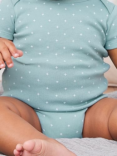 Carter's Unisex Baby Short-Sleeve Bodysuit 6-Pack, 18 Months