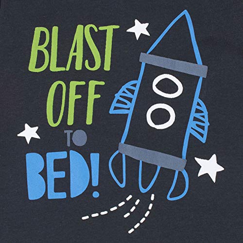 Gerber Boys Snug Fit Space Blue Pajama Set