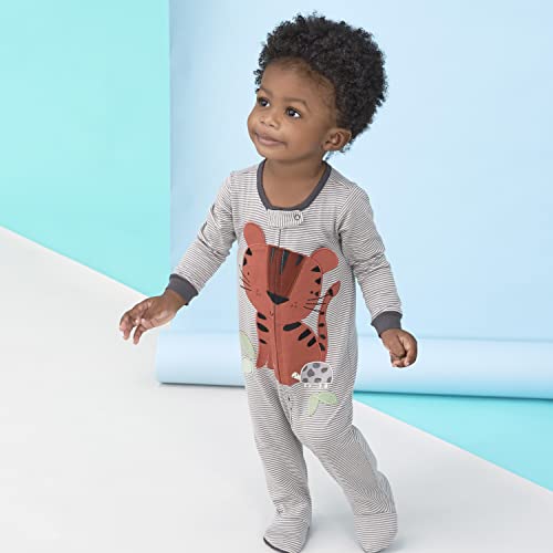 Gerber Baby Boys Orange Safari Sleep 'N Play