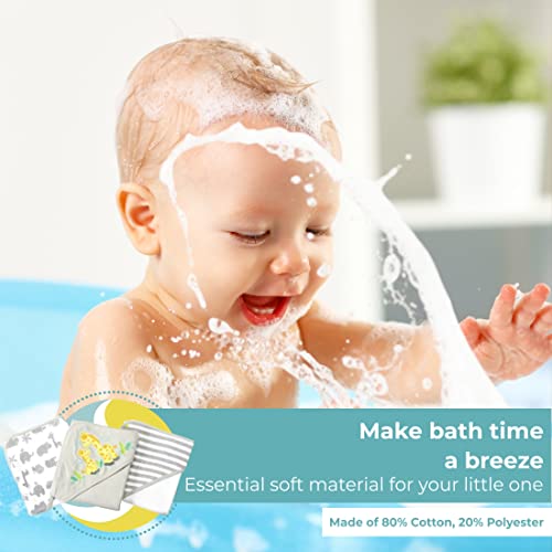 Spasilk Baby Hooded Towels & Washcloths Set