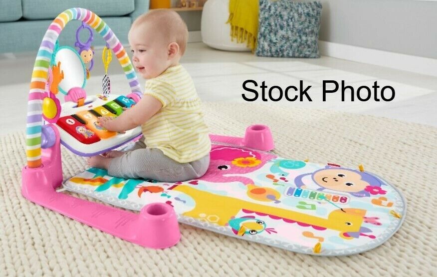 Fisher-Price Pink Piano Gym Playmat with Toy