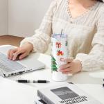 16-Pack 20oz White Stainless Steel Sublimation Tumblers