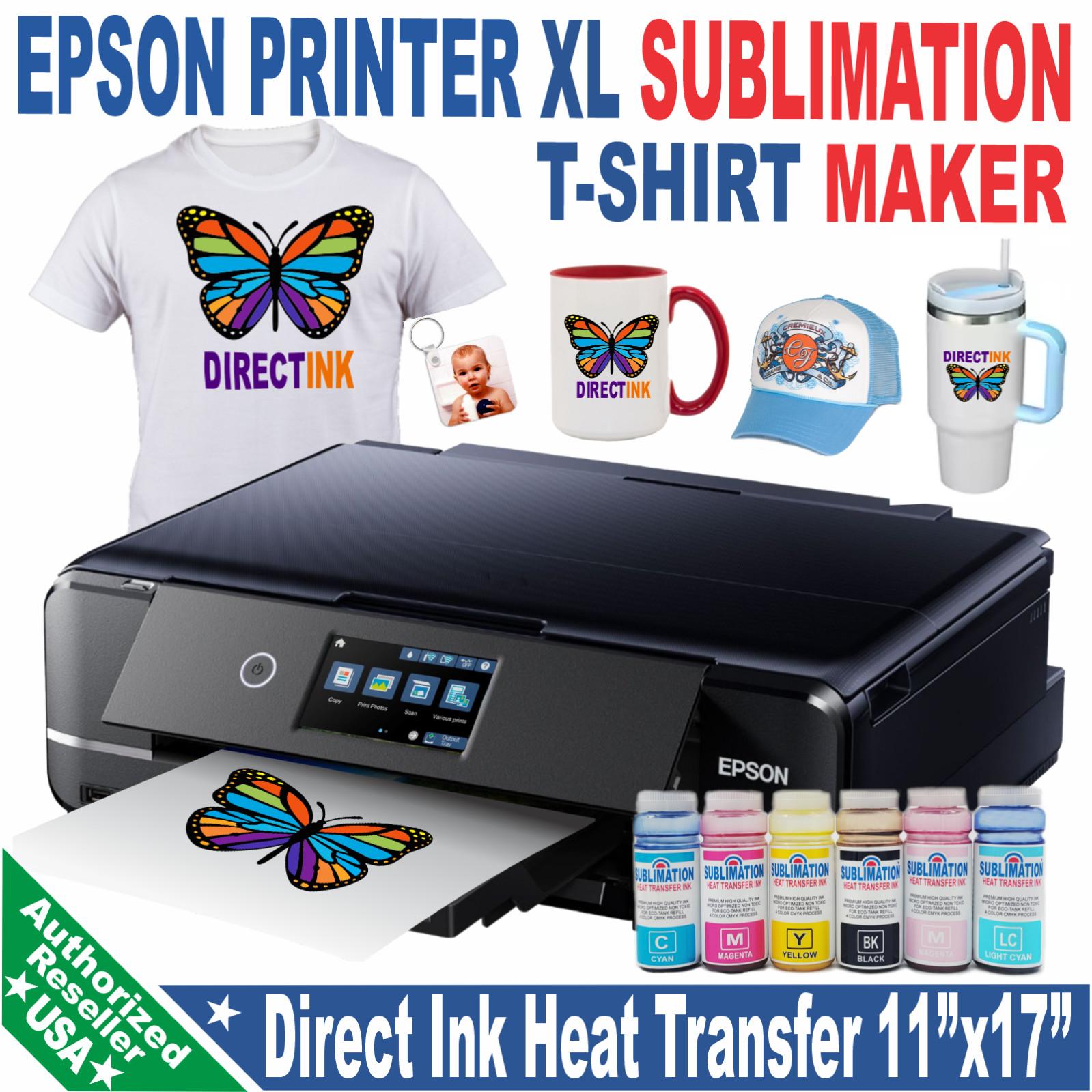 Epson Sublimation Ink Printer Bundle for T-Shirts & Mugs