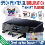 Epson Sublimation Ink Printer Bundle for T-Shirts & Mugs