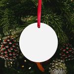 Double-Sided Sublimation Ceramic Ornaments (10 Count)