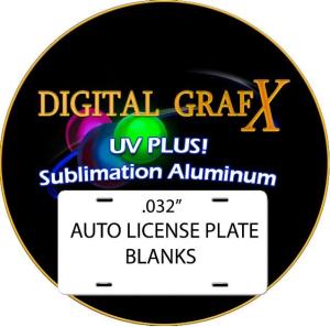 Aluminum Dye Sublimation License Plate Blanks - 90 Pack