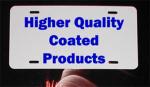Aluminum Dye Sublimation License Plate Blanks - 90 Pack
