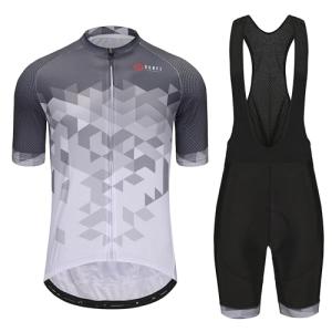 Men's Cycling Jersey and Padded Shorts Set