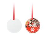 24 PCS Glass Sublimation Ornaments for DIY Crafts