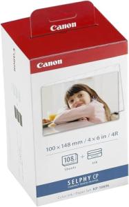 Canon 4x6 Color Ink Paper Set - 108 Sheets
