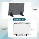 6-Pack Rectangular Sublimation Slate Photo Frames