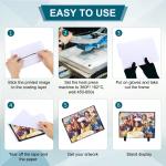 6-Pack Rectangular Sublimation Slate Photo Frames