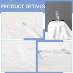 OKBA Men's White Polyester T-Shirt 4 Pack