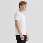 OKBA Men's White Polyester T-Shirt 4 Pack