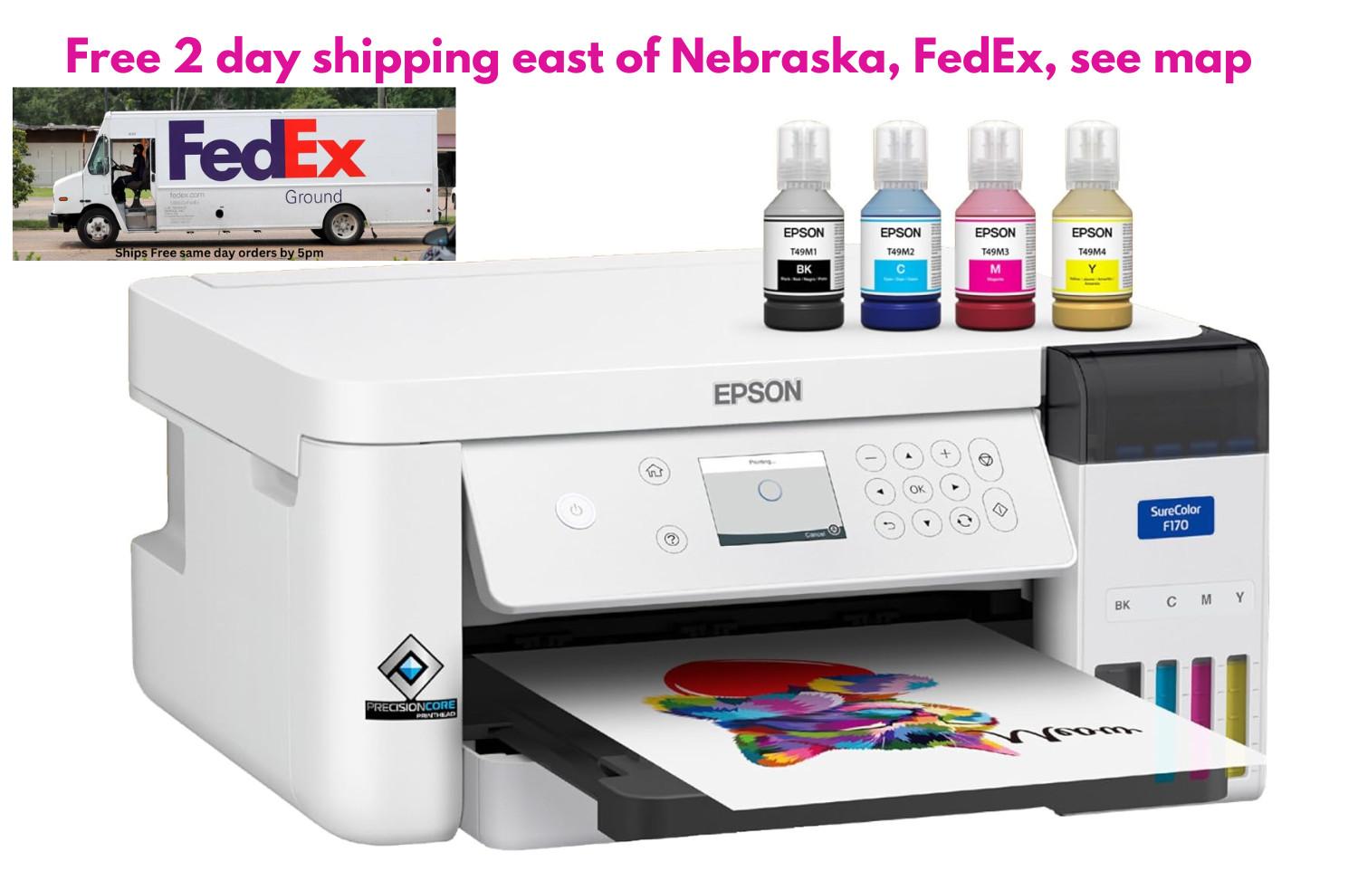 Epson SureColor F170 Sublimation Printer Bundle Deal