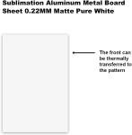 10-Pack Customizable 4''x6'' Sublimation Aluminum Signs