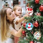 30 Pack of 3" Round Sublimation Ornament Blanks