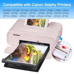 KCMYTONER Canon Selphy Ink and Paper Set