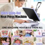 Slide Out Heat Press Machine for Sublimation Printing