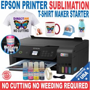 Epson Sublimation Printer Bundle with DTF T-Shirt