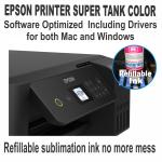 Epson Sublimation Printer Bundle with DTF T-Shirt