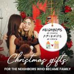 TEEZWONDER Neighbor Gifts Ceramic Christmas Ornaments