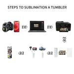 10 Pack 20 OZ Stainless Steel Sublimation Tumblers