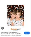 Chromluxe 8x10 Sublimation Metal Blanks