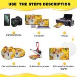 50 Pack Sublimation Cup Coaster Blanks 2.75 Inch