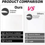 10-Pack 8x10 Inch Aluminum Sublimation Photo Blanks